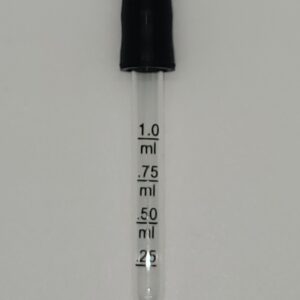 Glass Measured Dropper<br> .25-1mil