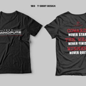 Team AminoPure Black COWARD NEVER START