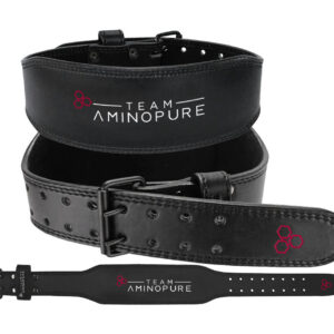 Team AminoPure WEIGHT LIFTING BELT BLACK